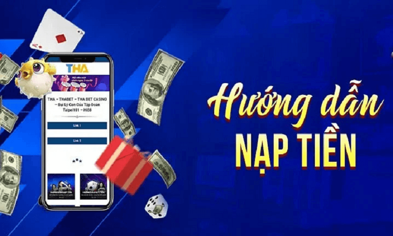 Nạp tiền Thabet thông qua mã QR có sẵn