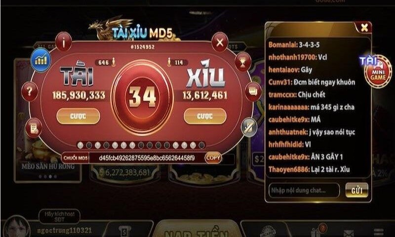 Bí quyết giành phần thắng khi chơi tài xỉu MD5